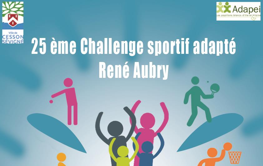 Affiche du 25ème Challenge sportif adapté René Aubry