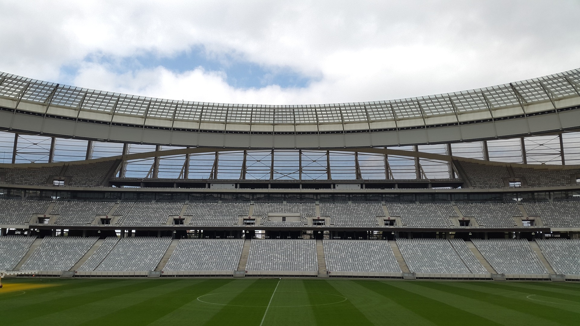 Tribune d'un stade de football